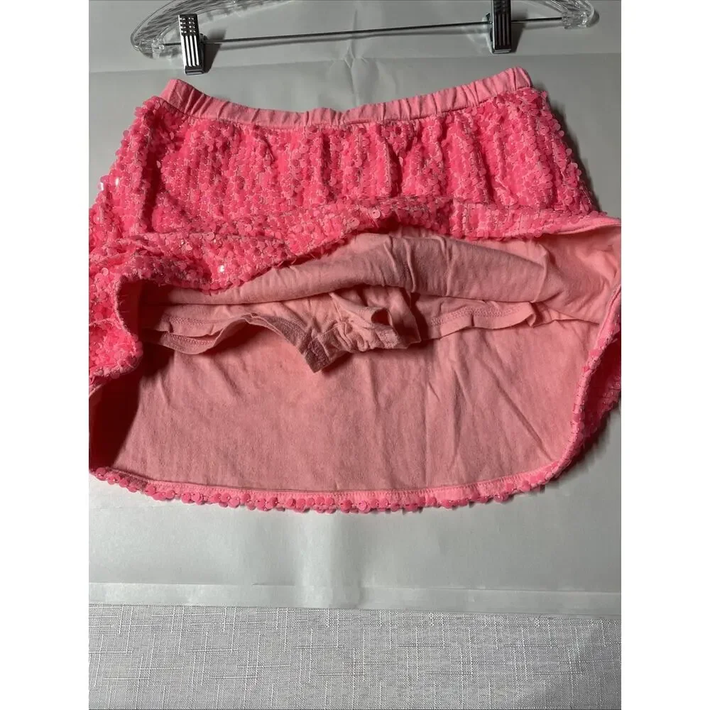 Old Navy Girls Hot Pink Sequin Skort - Size XL (14) - Barbie/Dance